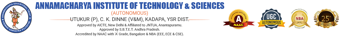 ANNAMACHARYA INSTITUTE OF TECHNOLOGY & SCIENCES