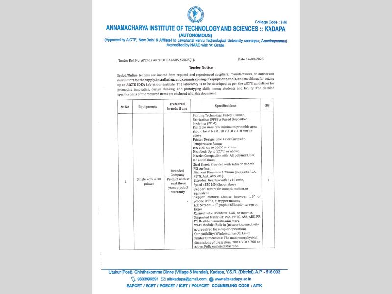 AICTE IDEA Lab