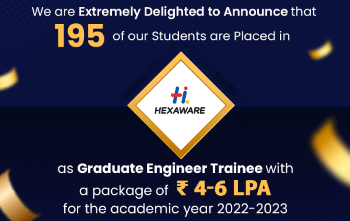 195 AITS students recruited by Hexaware 