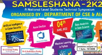 One Day National Level Technical Seminar, SAMSLESHANA -2K22