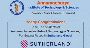Hearty Congratulations to All the Students Placed in Sutherland Global