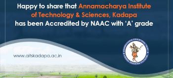 NAAC with ‘A’ grade.